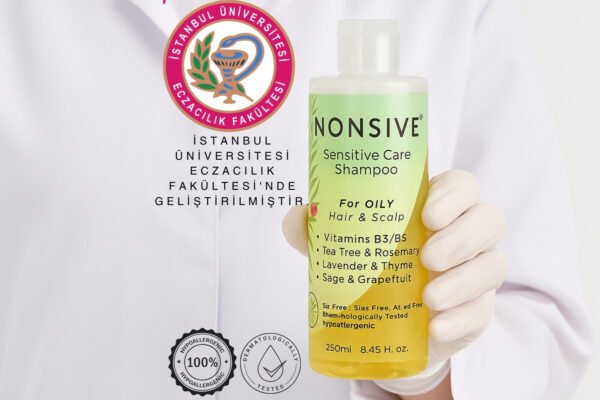 Nonsive Shampoo Type-3 | Yağlı Saçlar ve Hassas Saçlı Deri için Sülfatsız Şampuan - Görsel 3