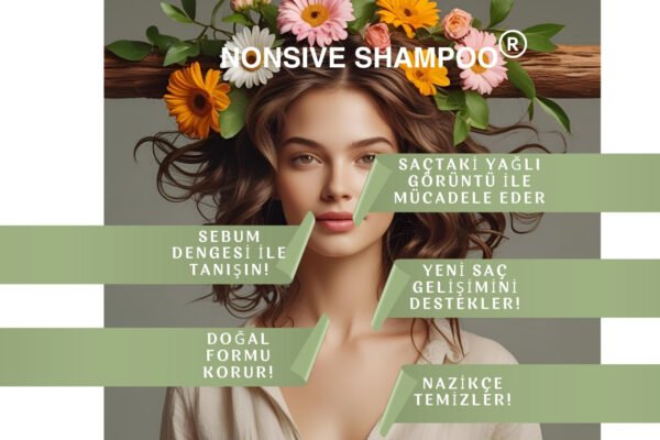 Nonsive Shampoo Type-3 | Yağlı Saçlar ve Hassas Saçlı Deri için Sülfatsız Şampuan - Görsel 5