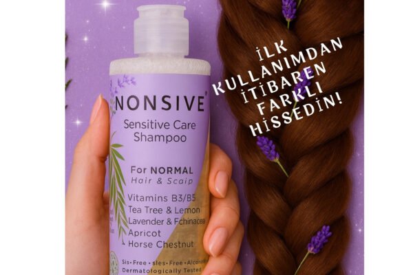 Nonsive Shampoo Type-1 | Normal-Hassas Saçlı Deri İçin Kepek Karşıtı Sülfatsız Şampuan - Görsel 5