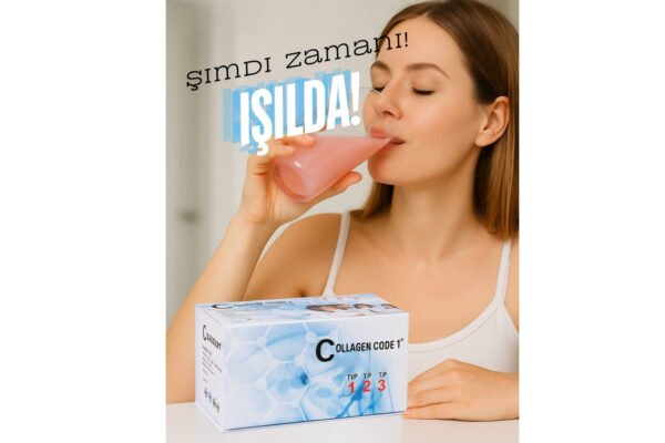 Collagen Code1 Çilek Aromalı Kolajen Takviyesi I Cilt, Saç Ve Tırnak Güçlendirme + Eklem Desteği - Görsel 5