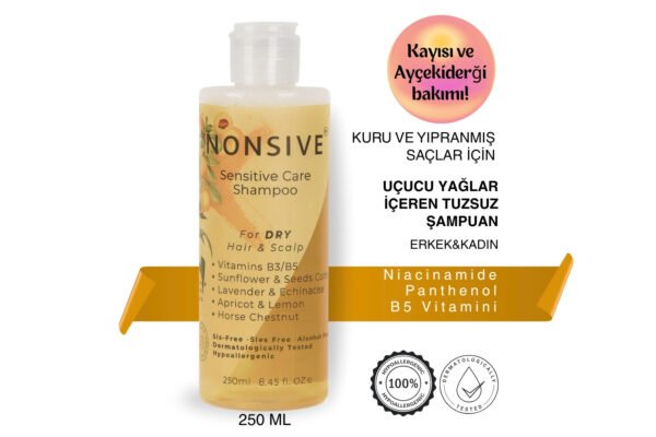 Nonsive Shampoo Type-2 |Kuru Yıpranmış Saçlar ve Onarım için Sülfatsız Şampuan