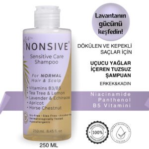 Nonsive Shampoo Type-1 | Normal-Hassas Saçlı Deri İçin Kepek Karşıtı Sülfatsız Şampuan
