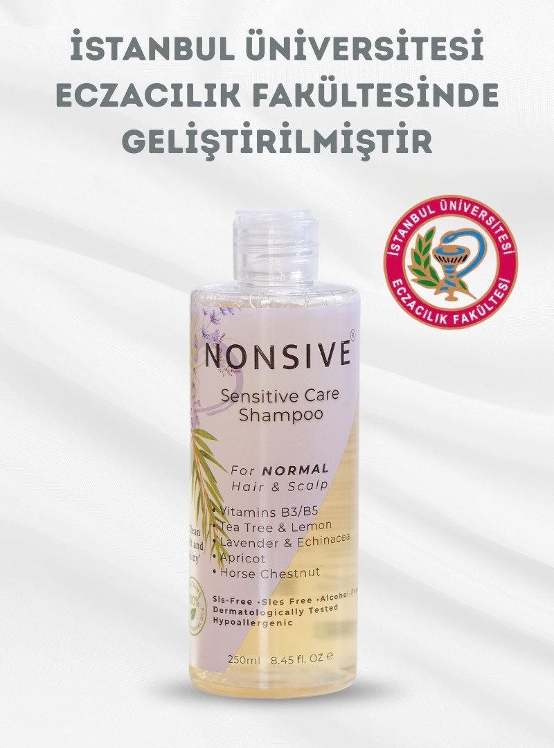 Normal-Hassas Saçlı Deri İçin Kepek Karşıtı Sülfatsız Şampuan  | Nonsive Shampoo Type-1 - Görsel 4